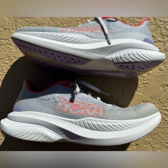 Hoka One One Mach 6 Gray Purple Running Shoes Women’s Size 8.5 B in VGC Clean - Picture 10 of 14